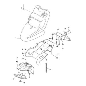 Voorkap Yamaha Bw's 2-takt