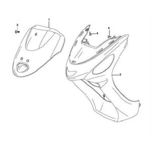 Voorkap Berini Speedy 4-takt