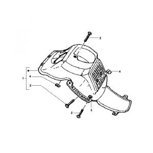 Voorspatbord binnen Gilera Runner 50 2-takt LC 1998-2005