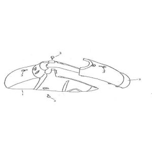 Voorspatbord BTC Grande Retro 125