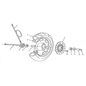 Voorwiel BTC Grande Retro 125