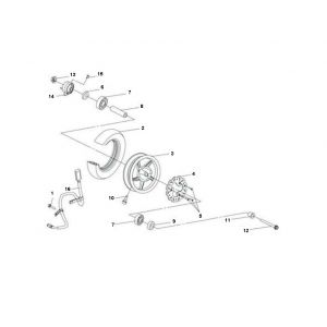Voorwiel Sym Jet Sport-X 2-takt