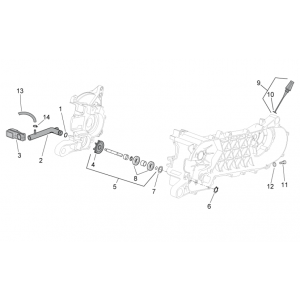 Waterpomp Aprilia SR 50 LC (injectie en carburateur) 2004-2009