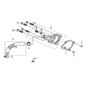 Waterpomp dekel Sym Joymax 300I ABS E3 2014-2016