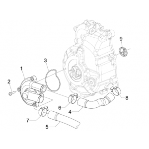 Waterpomp Piaggio MP3 300 LT Sport 2009-2014