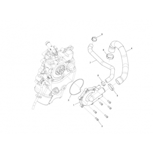 Waterpomp Piaggio MP3 500 LT Business 2014-2016