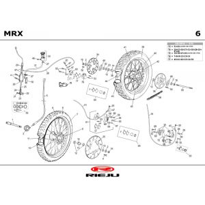 Wielen Rieju MRX castrol 2001 2-Takt