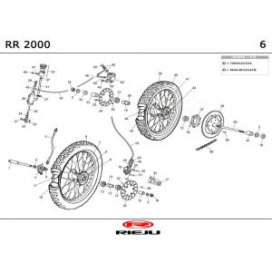 Wielen Rieju RR zwart 2001 2-Takt