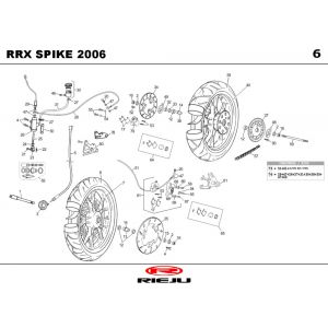 Wielen Rieju SMX p-up rood 2008 2-takt