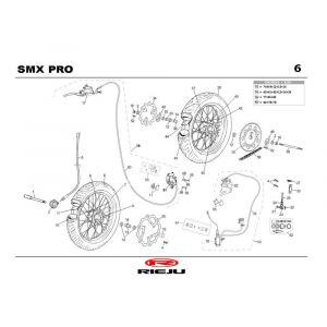 Wielen Rieju SMX pro zwart 2004 2-takt