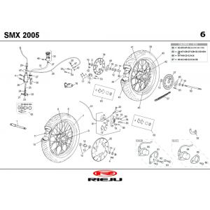 Wielen Rieju SMX zwart 2006 2-takt