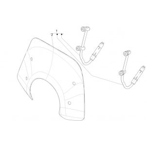 Windscherm Vespa Primavera 125 3V IE ABS