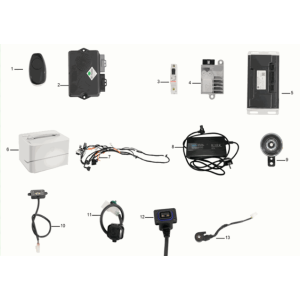 Wire harness assy / battery / charger Yadea C1S