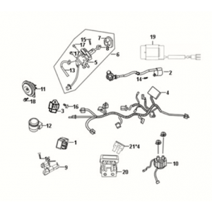 Wire harness Sym Fiddle III 50 E3