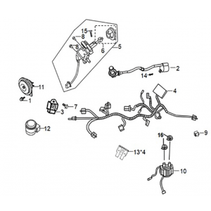 Wire harness Sym Mio 50I E5