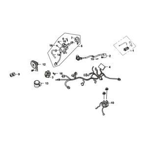 Wire harness Sym Orbit II 125i E4