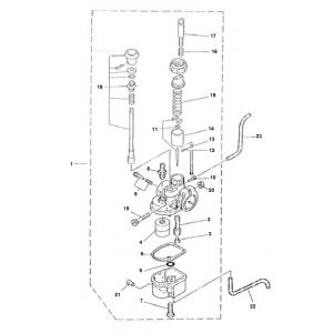 Carburateur Yamaha FS1