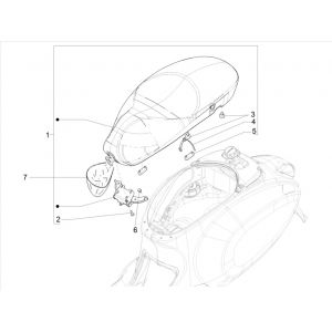 Zadel Vespa Primavera 50 4-takt IGET 3V Euro 5