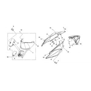 Motorschermen Sym Jet Sport-X 2-takt
