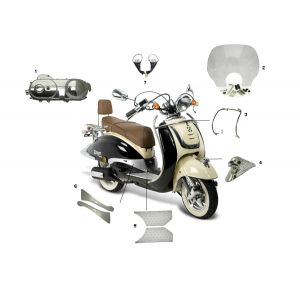 Accessoires Znen Aurora Retro Pimp 4-takt