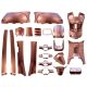 Kappenset AGM VX(S) / BTC Riva(S) / GTS Toscana / Senzo Rivalux rose gold 21-delig