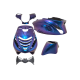 Plaatwerkset dmp rs-1 porsche cayman blauw past op zip2000