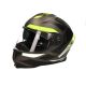 Helm integraal Vito Presto mat titanium/zwart/geel