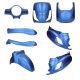Kappenset SYM Fiddle 2 mat blauw DMP 8-delig