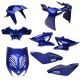 Kappenset Yamaha Aerox / MBK Nitro blauw (tot 2013) 8-delig