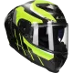Integraalhelm LS2 Dragon Carbon Trax FF807 fluor geel