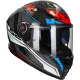 Integraalhelm LS2 Vector II Carbon Savage FF811 wit / blauw / rood