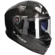Integraalhelm LS2 Vector II Carbon Solid FF811 zwart