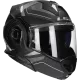 Flip-backhelm LS2 Advant X Carbon Horizon II FF901 zilver / grijs