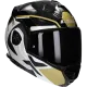 Flip-backhelm LS2 Advant X Metryk FF901 zwart / goud