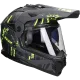 Adventurehelm LS2 Pioneer II Crazy MX702 matzwart / fluor geel
