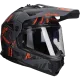 Adventurehelm LS2 Pioneer II Crazy MX702 matzwart / rood