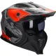 Jethelm LS2 Drifter Devor OF606 mat titanium / rood