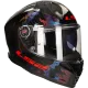 Integraalhelm LS2 Vector II Kamo FF811 zwart / blauw