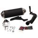 Tweedekans Uitlaat (model Akrapovic)ovaal Vespa 50cc 4-takt Iget 3V Euro 4 Primavera/Sprint 2019-2020 G-max Turbo kit m4t185