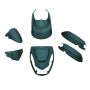 Kappenset Peugeot Kisbee mat donker blauw (vanaf 2018) 6-delig