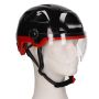Helm Speed pedelec Vito E-light met vizier glans zwart / rood