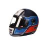 Helm integraal MT Jarama SV Baux mat blauw/rood/zilver