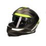 Helm integraal Vito Presto mat titanium/zwart/geel