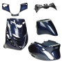 Kappenset SP look Piaggio Zip 2000→50cc 2/4-takt blauw 222 5-delig