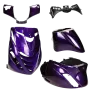 Kappenset SP look Piaggio Zip mystic purple 5-delig