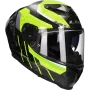 Integraalhelm LS2 Dragon Carbon Trax FF807 fluor geel