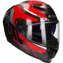 Integraalhelm LS2 Dragon Carbon Trax FF807 rood