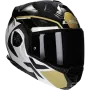 Flip-backhelm LS2 Advant X Metryk FF901 zwart / goud