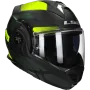 Flip-backhelm LS2 Advant X Nova FF901 zwart / fluor geel