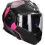 Flip-backhelm LS2 Advant X Ultra FF901 matzwart / roze